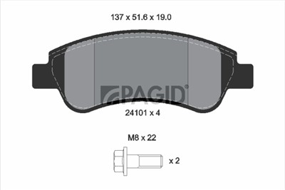 PAGID T1468N Číslo výrobce: 24101.
