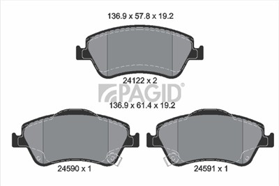 PAGID T1726N Číslo výrobce: 24122.