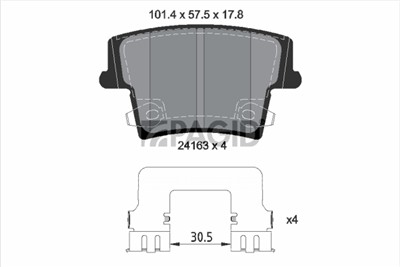 PAGID T2582N Číslo výrobce: 24163.