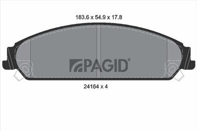 PAGID T1503N Číslo výrobce: 24164.