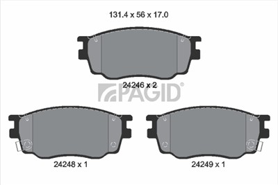 PAGID T1526N Číslo výrobce: 24246.