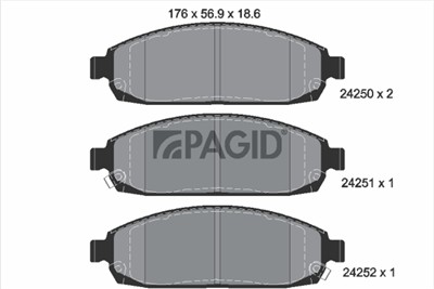 PAGID T1527N Číslo výrobce: 24250.