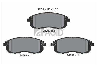 PAGID T1654N Číslo výrobce: 24280.