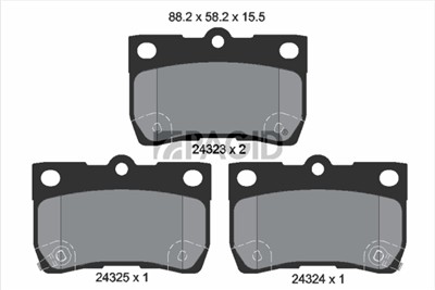 PAGID T1593N Číslo výrobce: 23325.