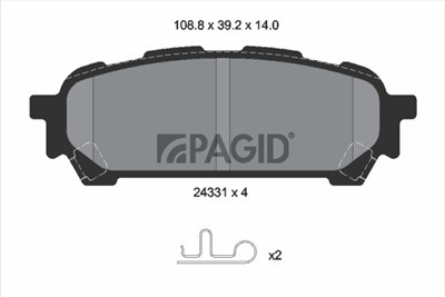 PAGID T1595N Číslo výrobce: 24331.