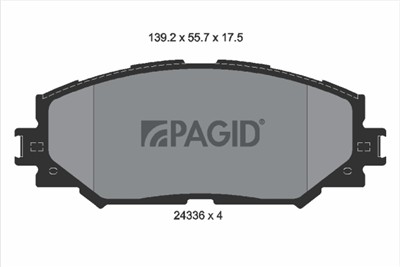 PAGID T1580N Číslo výrobce: 24336.