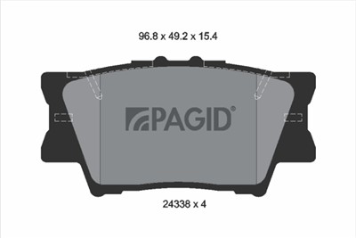 PAGID T1582N Číslo výrobce: 24338.