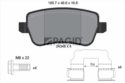 PAGID T1606N Číslo výrobce: 24348.