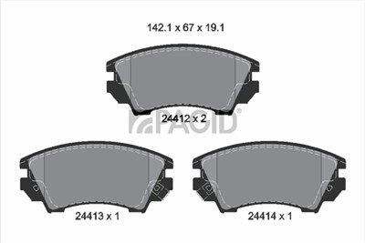 PAGID T1668N Číslo výrobce: 24412.