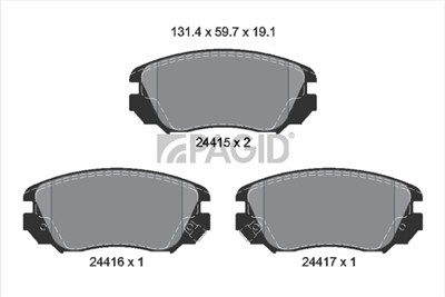 PAGID T1669N Číslo výrobce: 24415.
