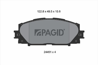 PAGID T1814N Číslo výrobce: 24451.