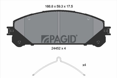 PAGID T1997N Číslo výrobce: 24452.