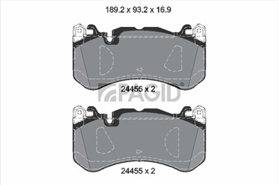 PAGID T2698N Číslo výrobce: 24455.