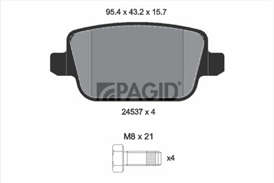 PAGID T1696N Číslo výrobce: 24537.