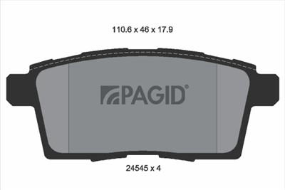 PAGID T1692N Číslo výrobce: 24545.