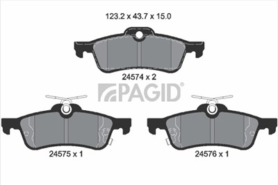 PAGID T1716N Číslo výrobce: 24574.