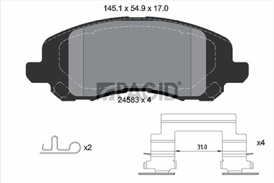 PAGID T1719N Číslo výrobce: 24583.
