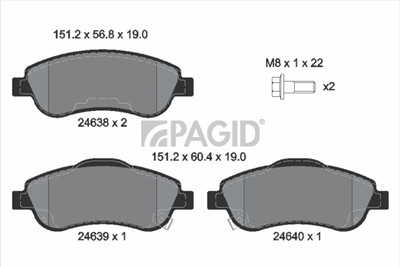 PAGID T1731N Číslo výrobce: 24638.