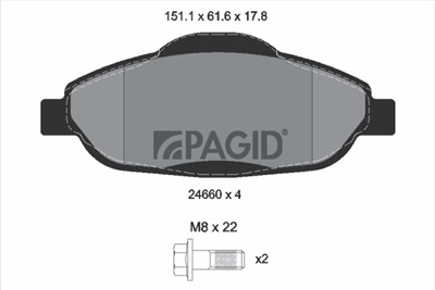 PAGID T1766N Číslo výrobce: 24660.