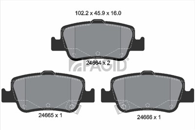 PAGID T1727N Číslo výrobce: 24664.