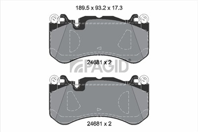 PAGID T4617N Číslo výrobce: 24681.