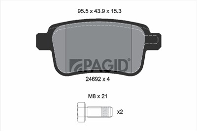 PAGID T1774N Číslo výrobce: 24692.