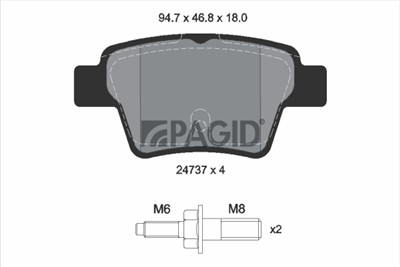 PAGID T1759N Číslo výrobce: 24737.
