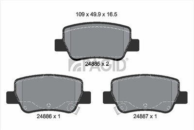 PAGID T1865N Číslo výrobce: 24885.