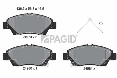 PAGID T1922N Číslo výrobce: 24979.