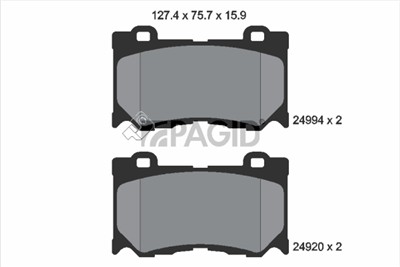 PAGID T1992N Číslo výrobce: 24920.