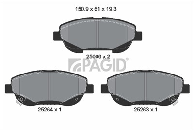 PAGID T2039N Číslo výrobce: 24947.