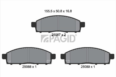 PAGID T1972N Číslo výrobce: 25087.