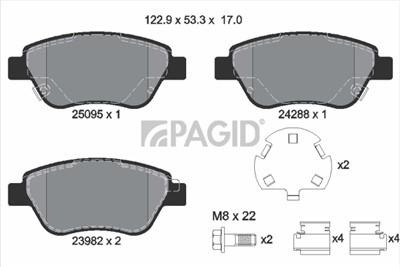 PAGID T2263N Číslo výrobce: 23932.