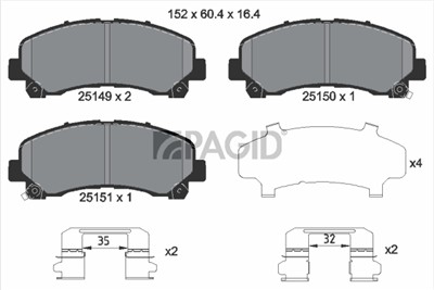 PAGID T2086N Číslo výrobce: 25149.