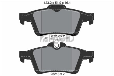 PAGID T2050N Číslo výrobce: 25212.