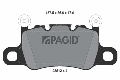 PAGID T2316N Číslo výrobce: 25512.