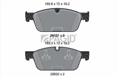 PAGID T2177N Číslo výrobce: 25531.