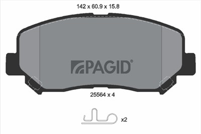 PAGID T2194N Číslo výrobce: 25564.