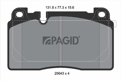 PAGID T2213N Číslo výrobce: 25643.