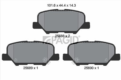 PAGID T2237N Číslo výrobce: 25688.