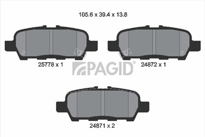 PAGID T2294N Číslo výrobce: 24871.