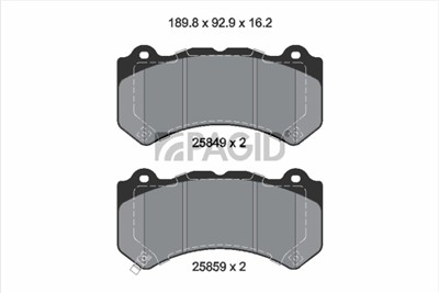 PAGID T2288N Číslo výrobce: 25849.