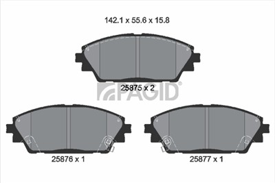 PAGID T2318N Číslo výrobce: 25875.