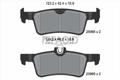 PAGID T2392N Číslo výrobce: 25968.