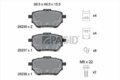 PAGID T2344N Číslo výrobce: 26236.