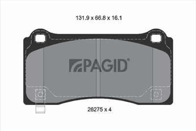 PAGID T2898N Číslo výrobce: 26275.