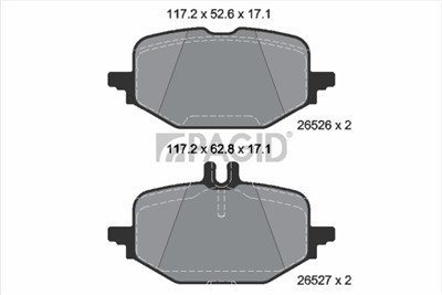PAGID T2961N Číslo výrobce: 26526.