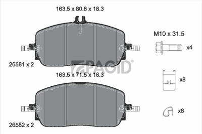 PAGID T2965N Číslo výrobce: 26581.