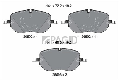 PAGID T2963N Číslo výrobce: 26592.