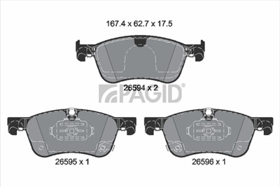 PAGID T4222N Číslo výrobce: 26594.